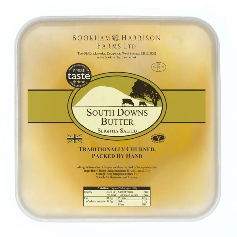 south downs butter salted tub