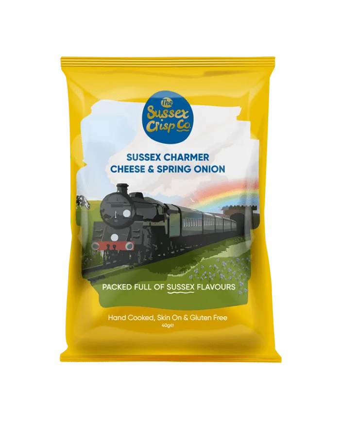 sussex charmer cheese spring onion 40g