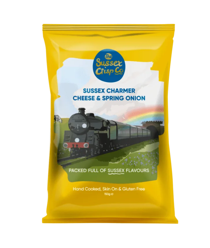 sussex charmer cheese spring onion 150g 600x750
