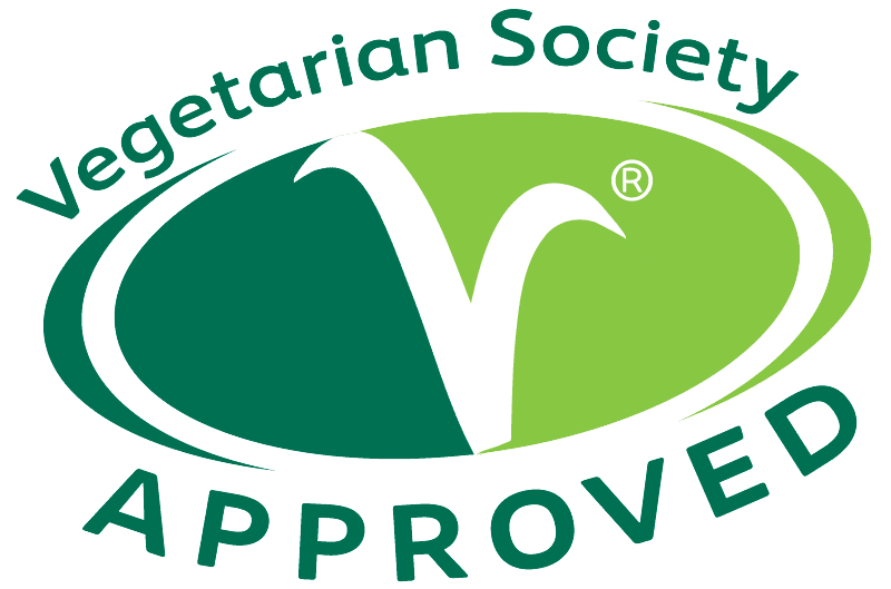 vegetarian society approved transparent